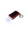 Keyring with 2 LED lights powered by solar cell