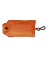 Foldable shopping bag with belt clip