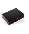 Casino set with roulette and poker in wooden box Casino set with roulette and poker in wooden box