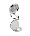 Telescopic desk metal clock Telescopic desk metal clock