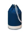 Navy cotton duffle bag bicolour Navy cotton duffle bag bicolour