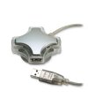 4 USB hub unit w/ suction cup 4 USB hub unit w/ suction cup