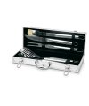 5 BBQ tools in aluminium case