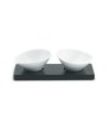 2 pcs snack plate w/ tray