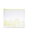 Cosmetic pouch w/ plastic zip Cosmetic pouch w/ plastic zip