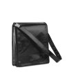 Metallic document bag with flap