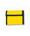 Bright coloured wallet.