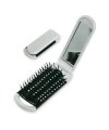 Foldable hairbrush with mirror