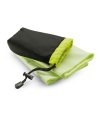 Sport towel in nylon pouch