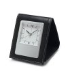 Travel alarm clock in PU pouch Travel alarm clock in PU pouch