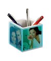 Cubic ball pen holder