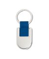 Metal keyring with PU strap Metal keyring with PU strap