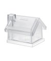 Plastic house coin bank Plastic house coin bank