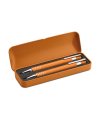 Ball pen set in metal box