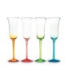 Coloured champagne glasses set Coloured champagne glasses set
