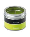 Perfumed candle in tin box Perfumed candle in tin box