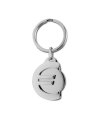 Keyring in Euro shape Keyring in Euro shape