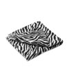 Fleece blanket in zebra style Fleece blanket in zebra style