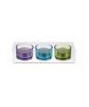 Set of 3 glass candle holder Set of 3 glass candle holder