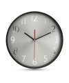 Wall clock w silver background