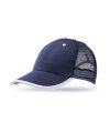 Baseball cap with mesh