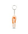 Bicolour slipper shape keyring