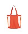 Beach bag in polyester & mesh