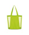 Beach bag in polyester & mesh