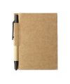 Memo note w mini recycled pen