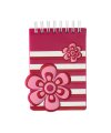 PVC cover notebook w flower