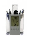 LCD alarm clock/pen holder "But… LCD alarm clock/pen holder "But…