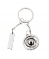 Key ring "Globe" with a turnabl…
