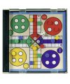 Magnetic game "Ludo" in CD case