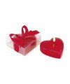 Candle "Sweetheart", heart shap…