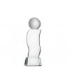 crystal tennis trophy