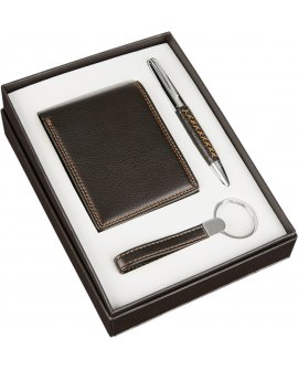 Gift set ball pen, hanger, wallet