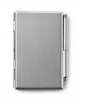 Business card holder, note pad, ball pen Business card holder, note pad, ball pen