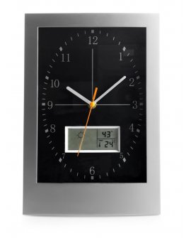 Wall clock, digital weather station