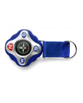 Compass on nylon strap with PU part which can be printed Compass on nylon strap with PU part which can be printed