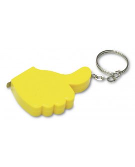 Keyring, measuring tape 1 m