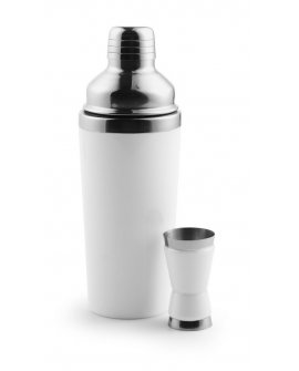 Cocktail set with shaker 0,4 l and measuring cup in presentation box