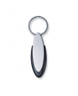 Almond shaped keyring