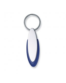 Almond shaped keyring