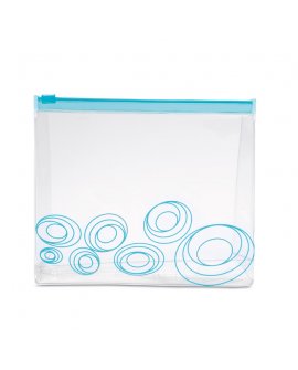 Cosmetic pouch w/ plastic zip Cosmetic pouch w/ plastic zip