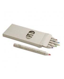 Recycled colour pencils in box Recycled colour pencils in box