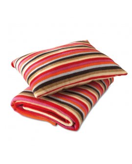 Fleece blanket with cushion Fleece blanket with cushion
