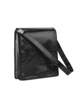 Metallic document bag with flap Metallic document bag with flap