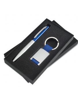 Ball pen and key ring set