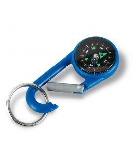Carabiner hook with compass Carabiner hook with compass