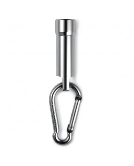 LED torch with carabiner hook LED torch with carabiner hook